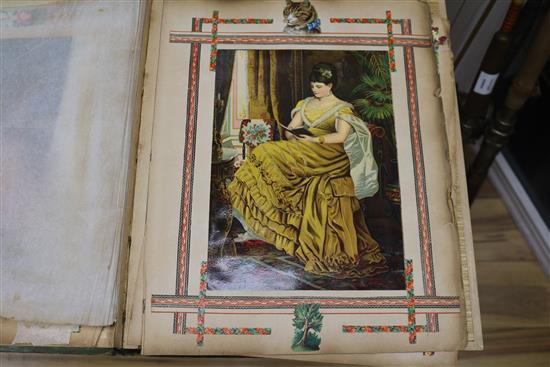 A Victorian scrap album
